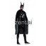 Black Batman Full Body Shiny Metallic Zentai