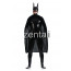 Black Batman Full Body Shiny Metallic Zentai