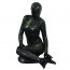 Black Shiny Metallic Full body Zentai