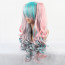 Blue and Pink Color 68cm Lolita Wavy Cosplay Wig