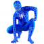 Blue and White Full Body Spiderman Zentai