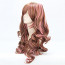 Brown and Pink Mixed Color 65cm Sweet Lolita Cosplay Wig