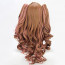 Brown and Pink Mixed Color 65cm Sweet Lolita Cosplay Wig
