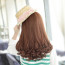 Brown Light 17in Full Bang Lovely Curly Hair Lolita Cosplay Wig
