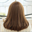 Brown Light 18in Side Bang Lovely Curly Hair Lolita Cosplay Wig