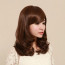 Brown Light 19in Side Bang Lovely Curly Hair Lolita Cosplay Wig