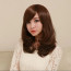 Brown Light 19in Side Bang Lovely Curly Hair Lolita Cosplay Wig