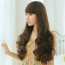 Brown Light 26in Full Bang Long Curly Hair Lolita Cosplay Wig