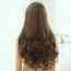 Brown Light 26in Full Bang Long Curly Hair Lolita Cosplay Wig
