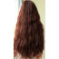 Brownish Red 27in Full Bang Long Curly Hair Lolita Cosplay Wig