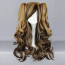 Chocolate Coffee Blended Color Curly Pigtails 70cm Sweet Lolita Cosplay Wig