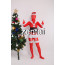 Christmas Santa Claus Red Cosplay Costume Zentai Suit 