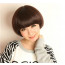 Dark Brown 10in Full Bang Bob Lovely Short Hair Lolita Cosplay Wig