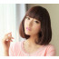 Dark Brown 12in Full Bang Bob Lovely Short Hair Lolita Cosplay Wig