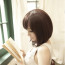 Dark Brown 15in Full Bang Bob Lovely Short Hair Lolita Cosplay Wig