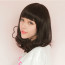 Dark Brown 16in Full Bang Lovely Curly Hair Lolita Cosplay Wig