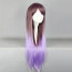 Elegant Fairy Zipper Brown and Purple Mixed Color 80cm Princess Lolita Cosplay Wig