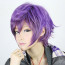 Fashion Zipper Purple 30 cm Punk Lolita Wig