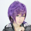 Fashion Zipper Purple 30 cm Punk Lolita Wig