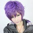 Fashion Zipper Purple 30 cm Punk Lolita Wig