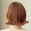 Flax 10in Side Bang Bob Lovely Curly Hair Lolita Cosplay Wig
