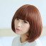 Flax Yellow 14in Full Bang Bob Lovely Short Hair Lolita Cosplay Wig