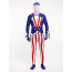 Full Body American Flag Spandex Lycra Zentai