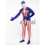 Full Body American Flag Spandex Lycra Zentai