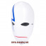 GRP Mask Anime Darker Than Black Mask BK-201 Cosplay Mask Glass Fiber Reinforced Plastics Mask