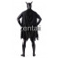 Halloween Batman Full Body Shiny Metallic Zentai