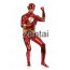 Halloween Flashman Full Body Shiny Metallic Zentai Suit