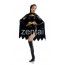 Female Batman Shiny Metallic Zentai Suit