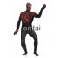 Spiderman Black and Red Color Cosplay Zentai Suit 