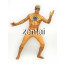 Spiderman Deep Yellow Color Cosplay Zentai Suit