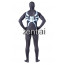 Spiderman Full Body Cyan and Black Zentai Suit
