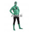 Spiderman Full Body Green and Black Zentai Suit 