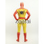 Halloween Spiderman Full Body Orange and Yellow Zentai Suit