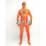 Spiderman Orange Color Cosplay Zentai Suit