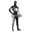 Halloween Spiderman White and Black Zentai Suit