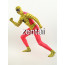 Halloween Spiderman Yellow and Pink Color Cosplay Zentai Suit