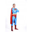 Halloween Superman Full Body Spandex Lycra Blue Zentai Suit 