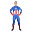 Halloween The Avengers Captain America Full Body Zentai Suit 
