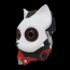 Handcrafted Punk Cat Cosplay Resin Mask 