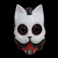Handcrafted Punk Cat Cosplay Resin Mask 