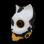 Handcrafted Punk Cat Cosplay Resin Mask 