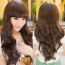 Hime Cut Dark Brown 70cm Classic Lolita Wave Wig (Lace Front)