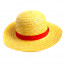 Japanese Anime One Piece Pirate Boy Monkey D. Luffy Anime Cosplay Straw Boater Beach Hat Cap Halloween Gift