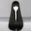 Japanese Black 70cm Long Straight Gothic Lolita Cosplay Wig