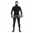 Man's Full Body Black Color Spandex Lycra Zentai