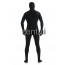 Man's Full Body Black Color Spandex Lycra Zentai